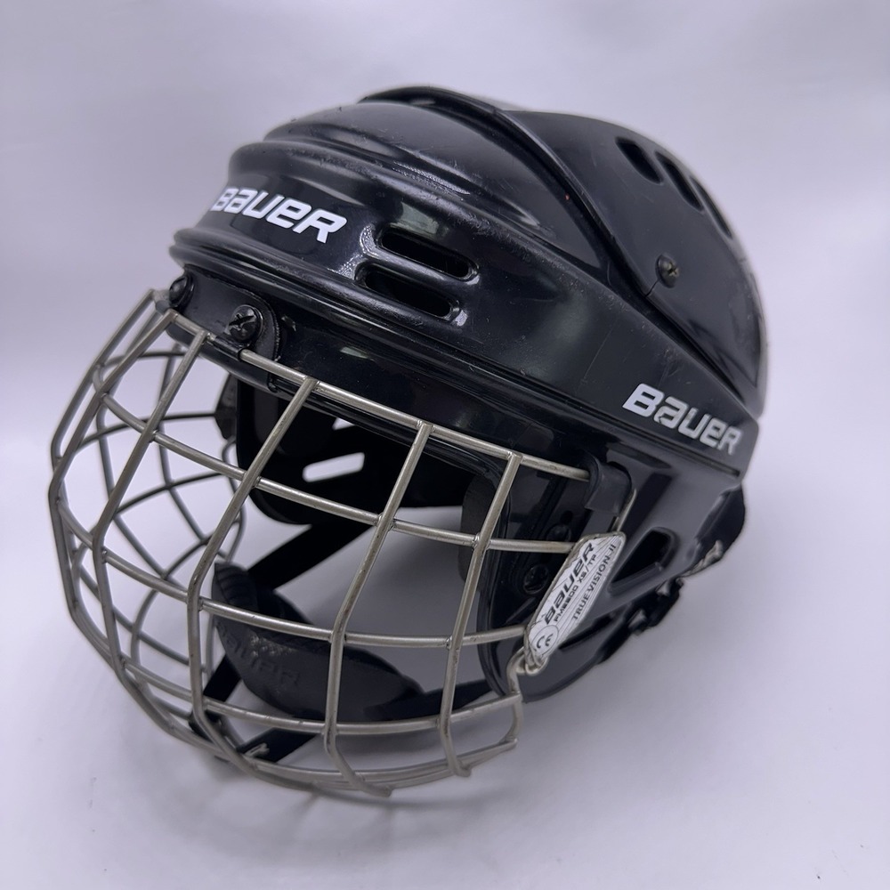 Bauer BHH1500S FM2500 XS Black Hockey Helmet Face Mask Cage 6 3/8-6 7/8